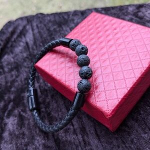 Men's Lava Stone Bracelet